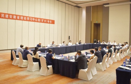 民建安徽省委会召开理论学习中心组（扩大）会议